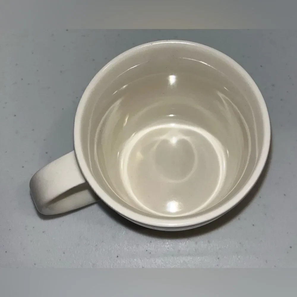 STARBUCKS Logo Mermaid White Coffee Ceramic 12oz Cup Mug 2008 tea
